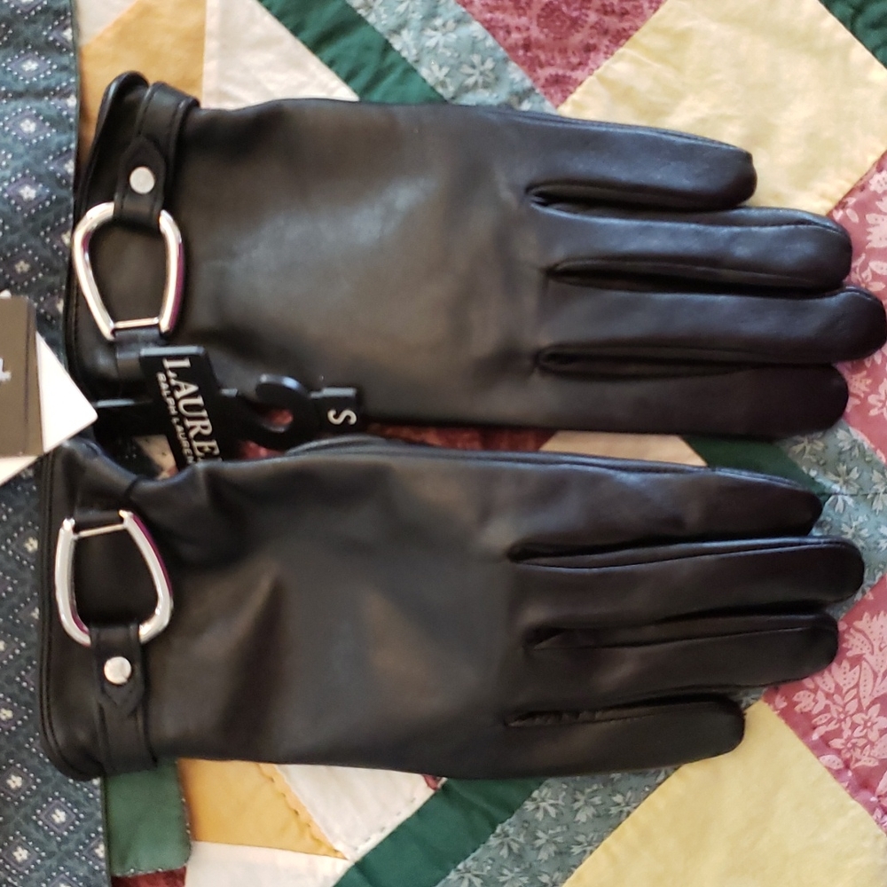 RL Lined Leather Gloves